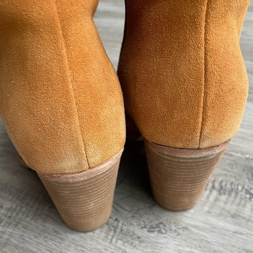 Spell Cognac Fringe Over-The-Knee Suede Boots